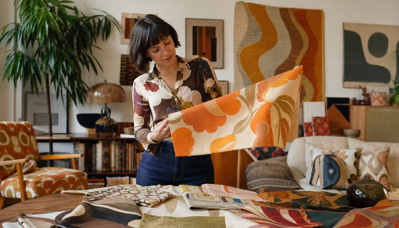 Magazin-trends: kommen retro-prints jetzt in kleidung oder einrichtung?